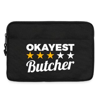 Okayest Butcher - Laptoptasche 13" - Schwarz - Vorne