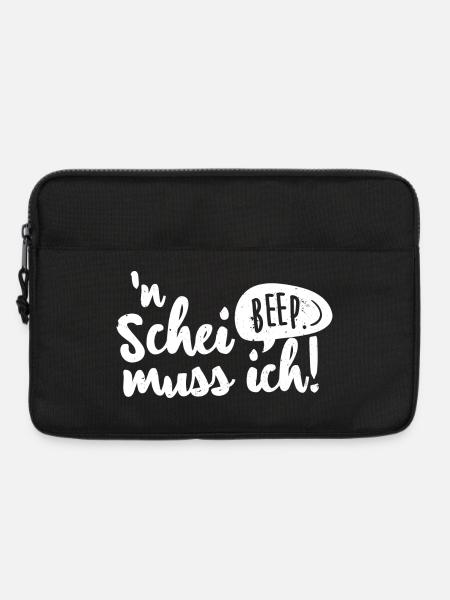Humorvolles Spruchdesign mit Revoluzzer Flair. - Laptoptasche 13" - Schwarz