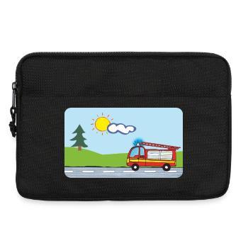 Fire Brigade Fire Truck Emergency Vehicles - Laptop bag 13" - black - Front
