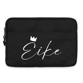 Eike Name König T-Shirt Geschenk Männer - Laptoptasche 13" - Schwarz - Vorne