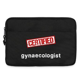 Frauenarzt - Laptoptasche 13" - Schwarz - Vorne