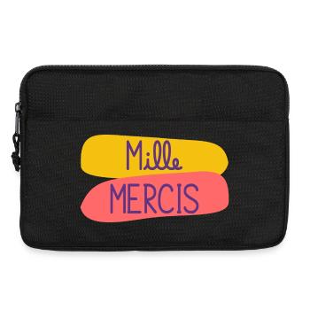 GELIEBTE. MEISTER. VIELEN DANK. DANKE HERRIN - Laptoptasche 13" - Schwarz - Vorne