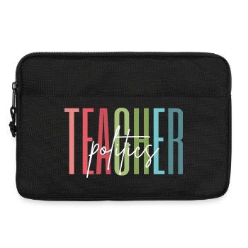 Politique Professeur École Cadeau de remerciement - Sacoche pour ordinateur portable 13 pouces - noir - Devant