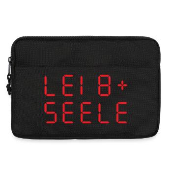Body and Soul Calculator Rotate Digital Retro - Laptop bag 13" - black - Front