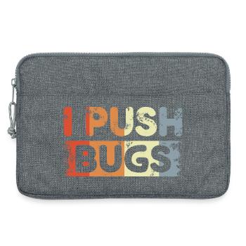 Lustiger Entwickler Witz - Laptoptasche 13" - Grau meliert - Vorne