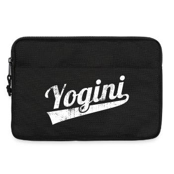 Retro Yogini - Laptoptasche 13" - Schwarz - Vorne