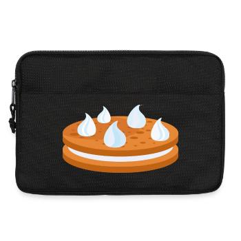 Biscuit, Biscuit, Biscuit à la crème - Sacoche pour ordinateur portable 13 pouces - noir - Devant
