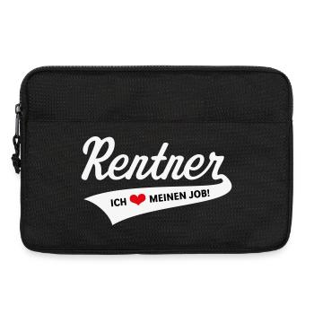 Rentner – Ich Liebe Meinen Job! (Ruhestand / 3C) - Laptoptasche 13" - Schwarz - Vorne