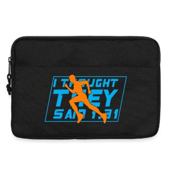 Running I Thought They Said 1.31 Marathon - Laptop bag 13" - black - Front