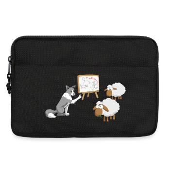 Border Collie Coach - Laptop bag 13" - black - Front