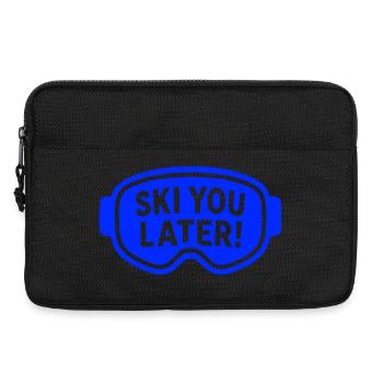 Lunettes de ski – À bientôt ! - Sacoche pour ordinateur portable 13 pouces - noir - Devant