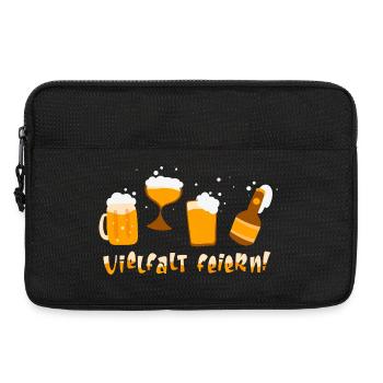 Amateurs de bière Dicton de bière Buveurs de bière Alcool - Sacoche pour ordinateur portable 13 pouces - noir - Devant