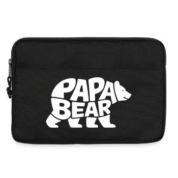 Papa Bear - Laptop bag 13" - black - Front