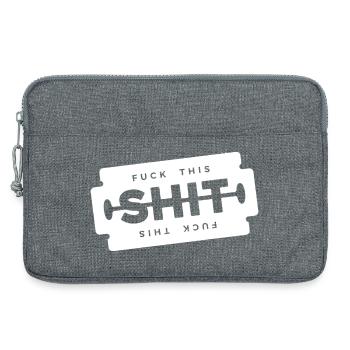 Merde cette lame de rasage - Sacoche pour ordinateur portable 13 pouces - gris chiné - Devant