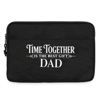 Time Together: Best Gift for Dad - Laptop bag 13" - black - Front