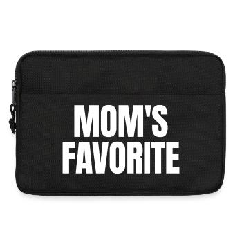 Lieblingskind Mamas Liebling Ich bin Mamas Lieblin - Laptoptasche 13" - Schwarz - Vorne