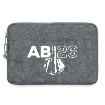 ABI 2026 Middle Finger Abitur - Gift - Laptop bag 13" - heather grey - Front
