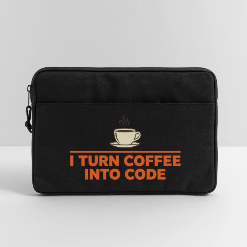 Je transforme le café en code – Programmer Retro Sacoche pour ordinateur portable 13 pouces