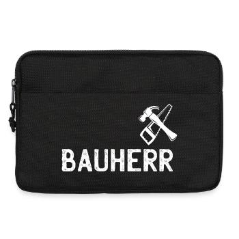 Bauherr DIY Werkzeug Emblem - Laptoptasche 13" - Schwarz - Vorne