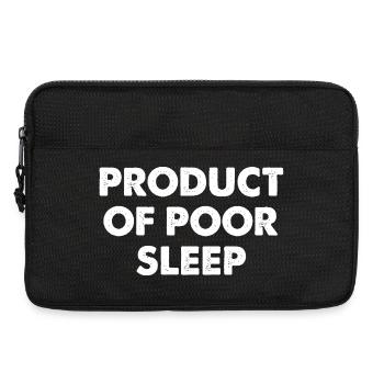 Product Of Poor Sleep - Laptoptasche 13" - Schwarz - Vorne