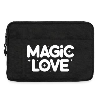 Magic Love Retro Stars - Laptop bag 13" - black - Front