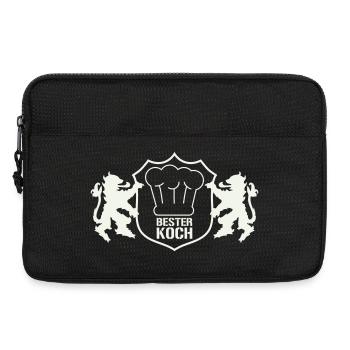 wappen_bester_koch - Laptoptasche 13" - Schwarz - Vorne