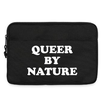 Queer by Nature - Laptop bag 13" - black - Front