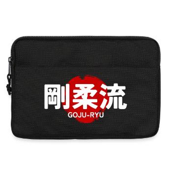 Goju Ryu Karate Martial Art GYM Japanisches Kanji - Laptoptasche 13" - Schwarz - Vorne