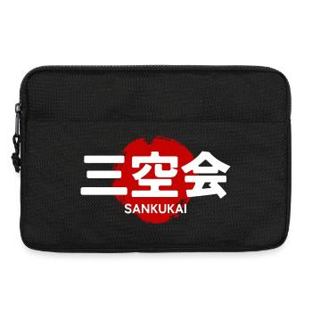 Sankukai Karate Art Martial GYM Kanji japonais - Sacoche pour ordinateur portable 13 pouces - noir - Devant