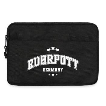 Ruhrpott Shirt for Germany Fans - Laptop bag 13" - black - Front