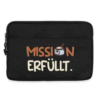 Küchenchef MISSION ERFÜLLT Lustiges - Laptoptasche 13" - Schwarz - Vorne