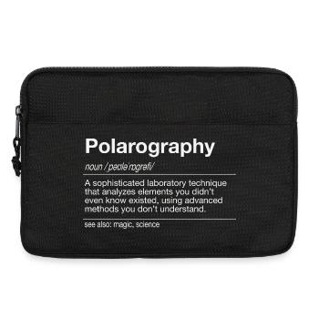 Polarographie, Voltammétrie Chimie - Sacoche pour ordinateur portable 13 pouces - noir - Devant
