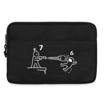 7th Birthday Party 7 Birthday Boy Gift - Laptoptasche 13" - Schwarz - Vorne