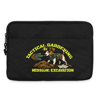 Chien de jardin tactique : Excavation de mission - Sacoche pour ordinateur portable 13 pouces - noir - Devant