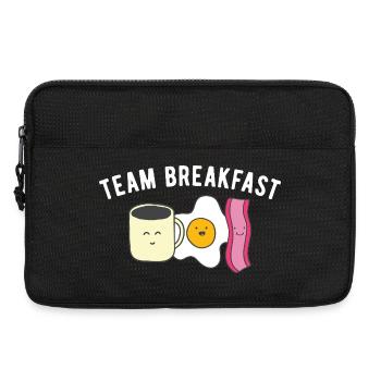 Équipe du petit-déjeuner - Sacoche pour ordinateur portable 13 pouces - noir - Devant