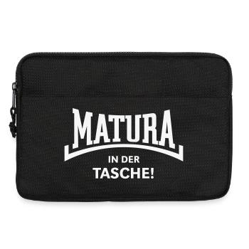Matura – In Der Tasche! (Maturant Konkav / White) - Laptoptasche 13" - Schwarz - Vorne