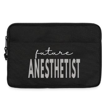 Don pour futur étudiant infirmière anesthésiste CRNA - Sacoche pour ordinateur portable 13 pouces - noir - Devant