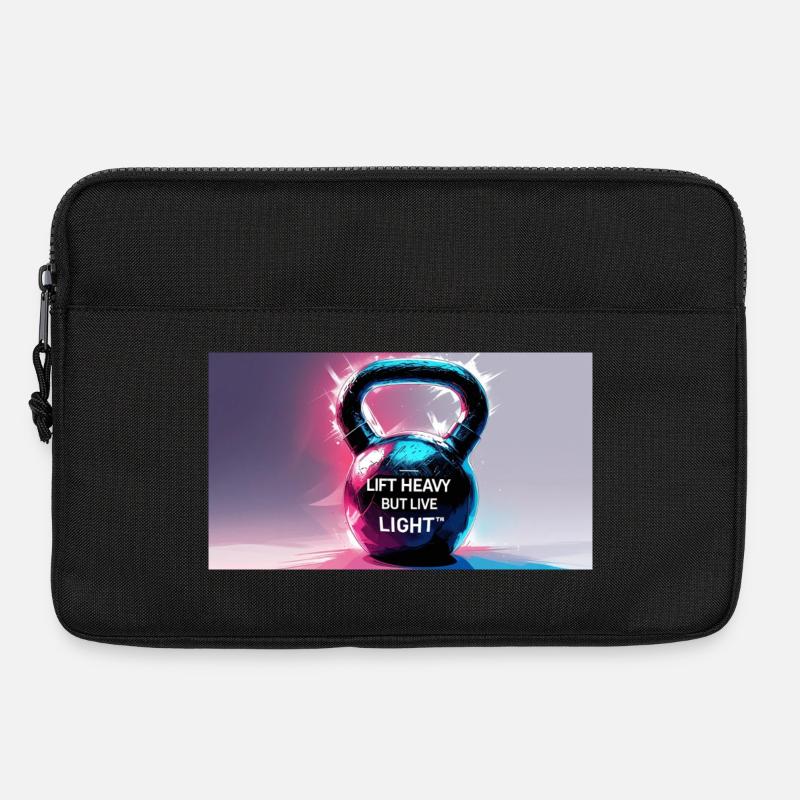 Kettelball mit Motivationsspruch - Laptoptasche 13" - Schwarz
