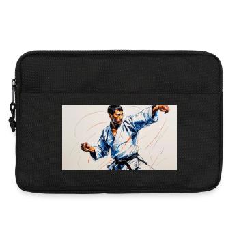 Kampfkunst und japanische Dynamik - Laptoptasche 13" - Schwarz - Vorne