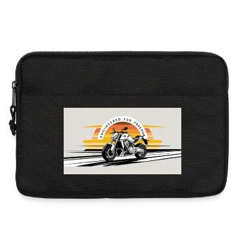 Motorcycle Freedom Sunset Design - Laptop bag 13" - black - Front