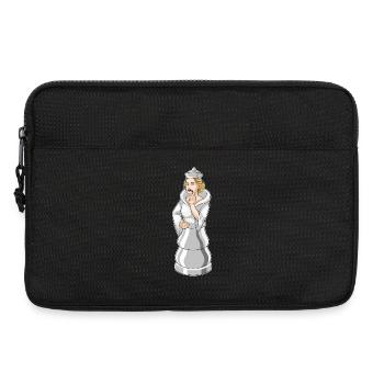Chess Piece Queen Chess - Laptop bag 13" - black - Front