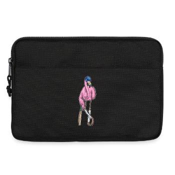 Flamingo Cricket Batte de cricket - Sacoche pour ordinateur portable 13 pouces - noir - Devant
