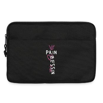 Conception de style de rue princesse - Sacoche pour ordinateur portable 13 pouces - noir - Devant