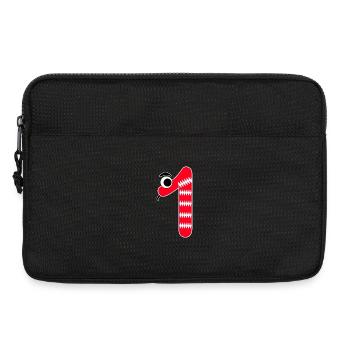 Numéro 1 Snake Rouge Enfants - Sacoche pour ordinateur portable 13 pouces - noir - Devant