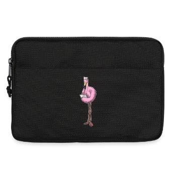 Flamingo Krankenschwester  - Laptoptasche 13" - Schwarz - Vorne