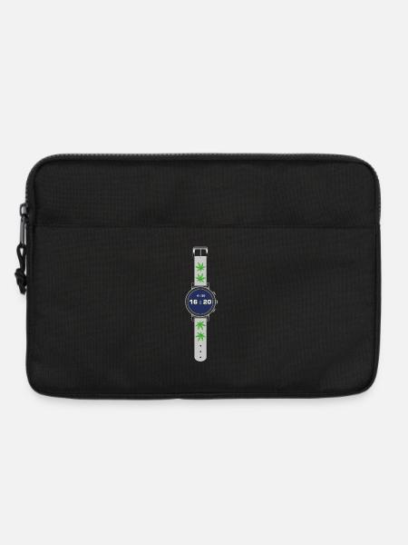 Cannabis Zeit 420 - Laptoptasche 13" - Schwarz