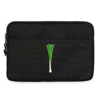 Lauch junges Gemüse Teenager Jugendlicher Junge - Laptoptasche 13" - Schwarz - Vorne