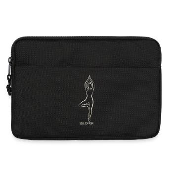 SOUL CONTOUR - Vrikshasana - Laptop bag 13" - black - Front