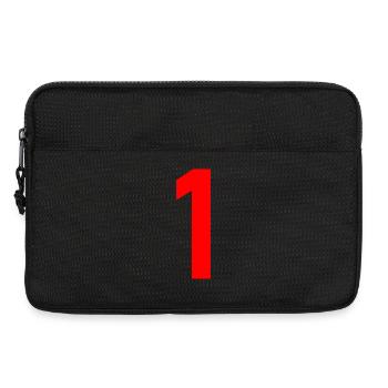 1. 1 AN. 1er ANNIVERSAIRE. ANNIVERSAIRE 1 AN - Sacoche pour ordinateur portable 13 pouces - noir - Devant