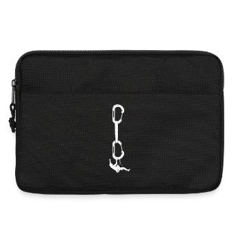 klettern bouldern felsklettern berge Bergsport - Laptoptasche 13" - Schwarz - Vorne